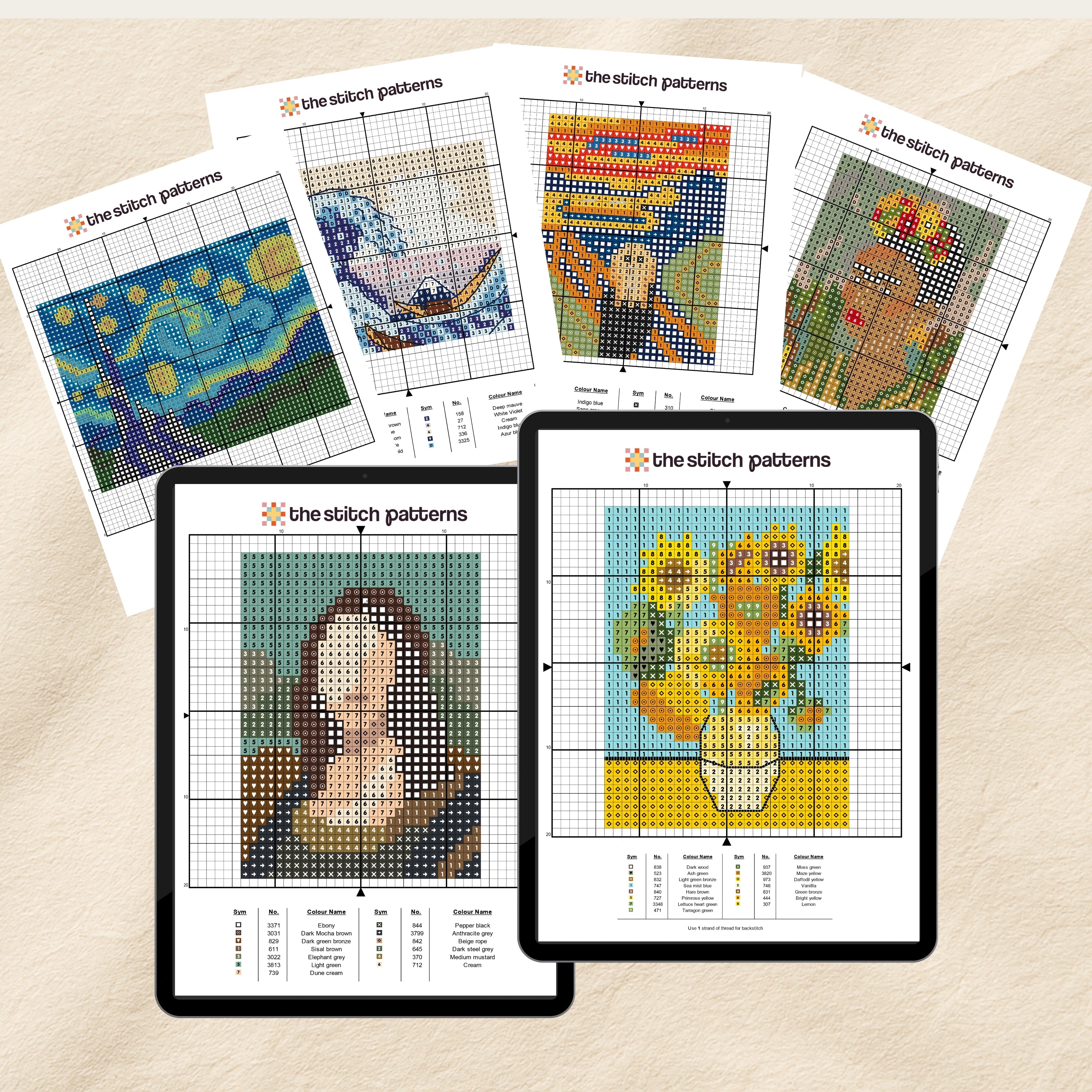 Mini "The Sower with Setting Sun" by Vincent Van Gogh.