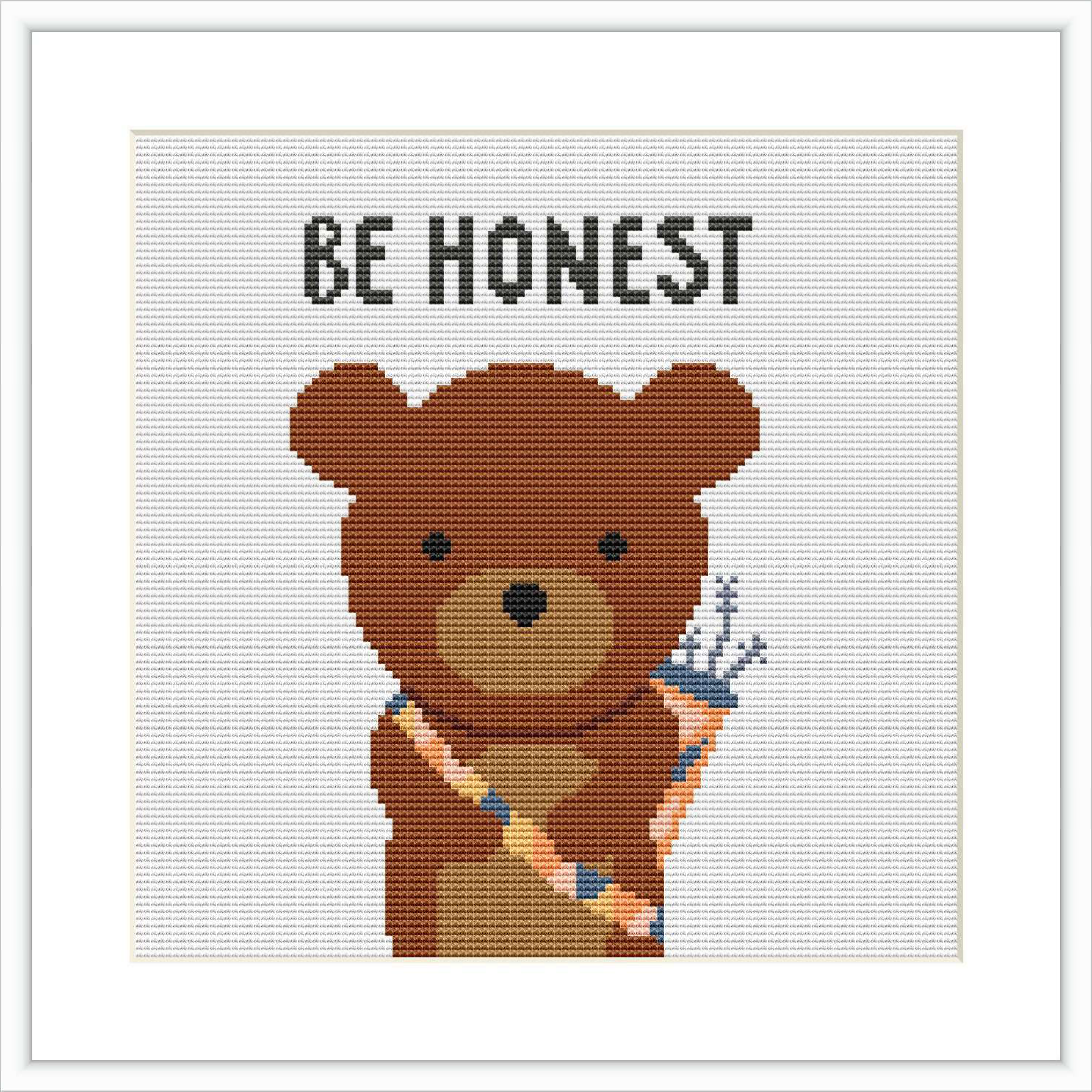 Cross stitch pattern. Bear the Truth. Bear the Truth – TheStitchPatterns